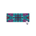 Ethnic Teal Bohemian Pattern Print Extended Mouse Pad