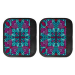 Ethnic Teal Bohemian Pattern Print Handle Covers