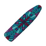 Ethnic Teal Bohemian Pattern Print Ironing Board Cover