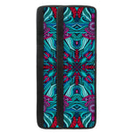 Ethnic Teal Bohemian Pattern Print Refrigerator Handle Covers