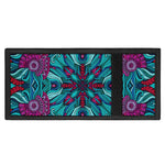 Ethnic Teal Bohemian Pattern Print Trifold Wallet
