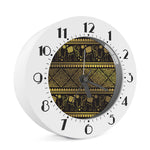 Ethnic Thai Elephant Pattern Print Alarm Clock