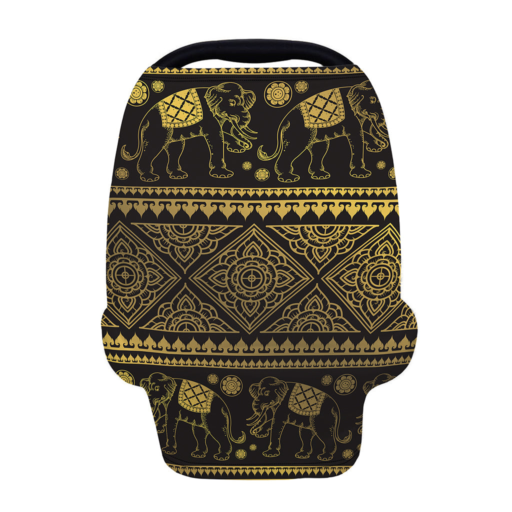 Ethnic Thai Elephant Pattern Print Baby Seat Cover
