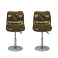 Ethnic Thai Elephant Pattern Print Bar Stool Covers