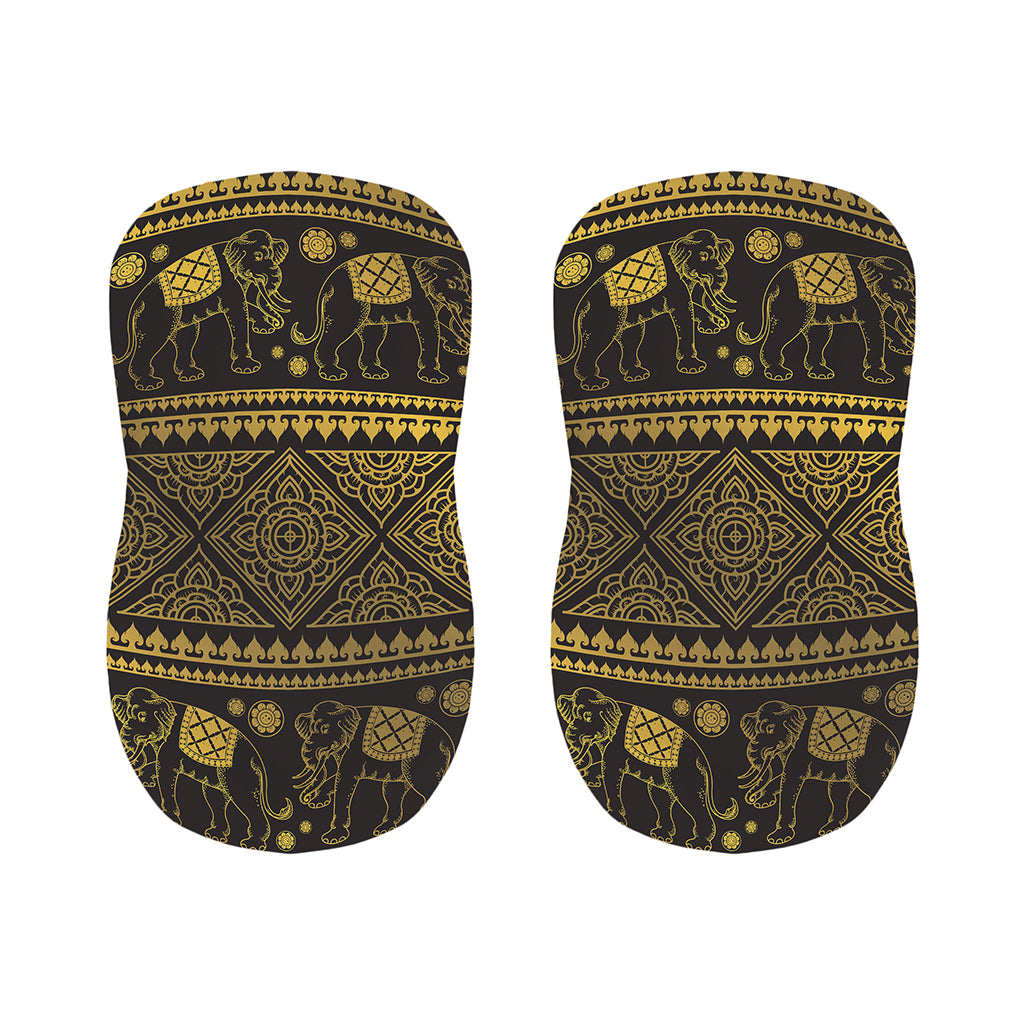 Ethnic Thai Elephant Pattern Print Bar Stool Covers