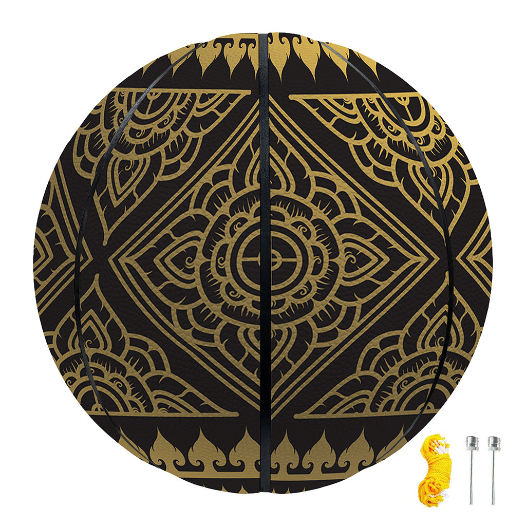 Ethnic Thai Elephant Pattern Print Basketball