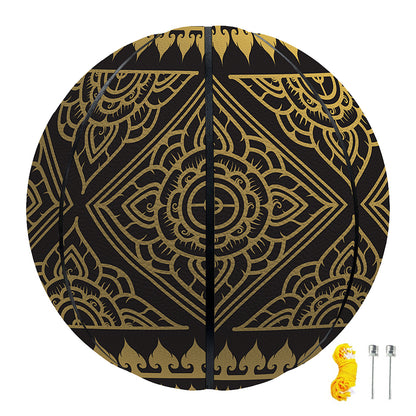Ethnic Thai Elephant Pattern Print Basketball