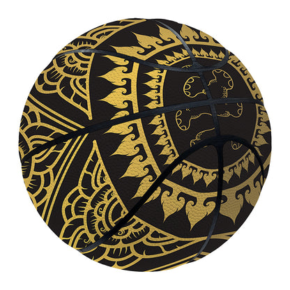 Ethnic Thai Elephant Pattern Print Basketball