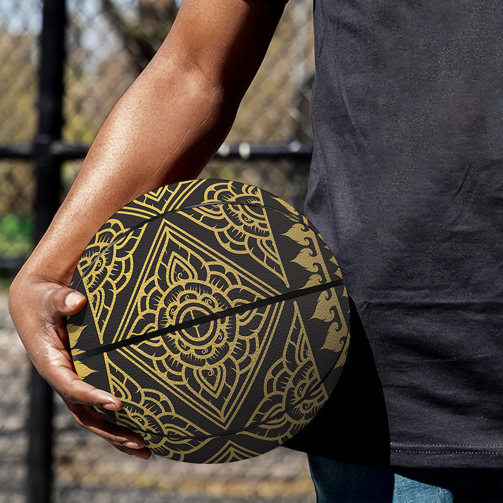 Ethnic Thai Elephant Pattern Print Basketball