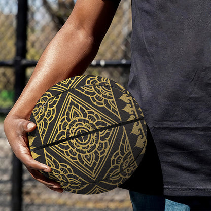 Ethnic Thai Elephant Pattern Print Basketball