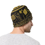 Ethnic Thai Elephant Pattern Print Beanie