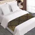 Ethnic Thai Elephant Pattern Print Bed Runner