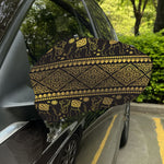 Ethnic Thai Elephant Pattern Print Car Side Mirror Covers