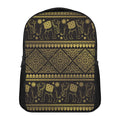 Ethnic Thai Elephant Pattern Print Casual Backpack