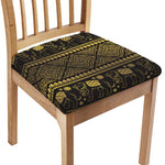 Ethnic Thai Elephant Pattern Print Chair Cushion Cover