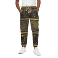 Ethnic Thai Elephant Pattern Print Cotton Sweatpants