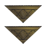 Ethnic Thai Elephant Pattern Print Dog Bandana