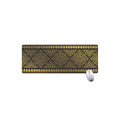 Ethnic Thai Elephant Pattern Print Extended Mouse Pad