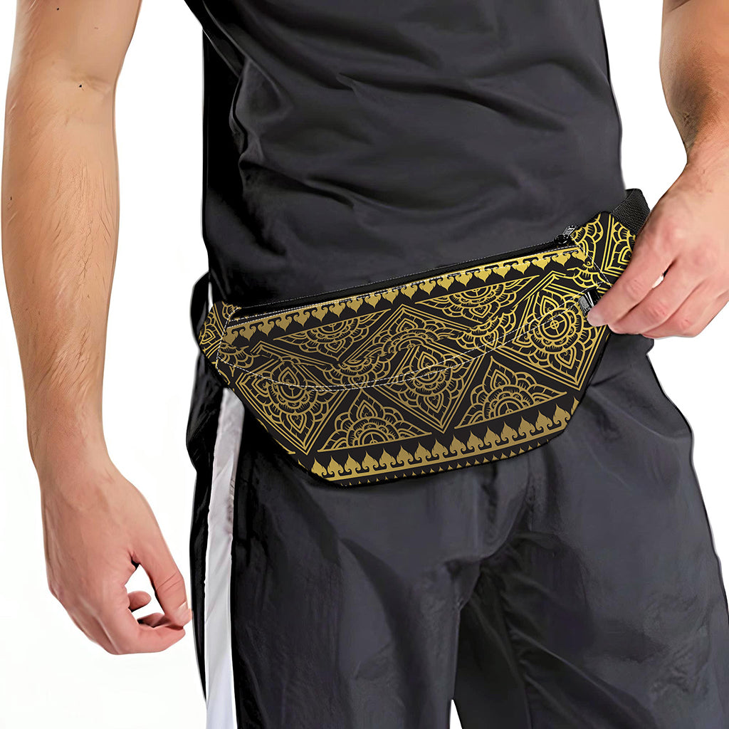 Ethnic Thai Elephant Pattern Print Fanny Pack