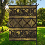 Ethnic Thai Elephant Pattern Print Garden Flag