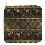 Ethnic Thai Elephant Pattern Print Hand Towel