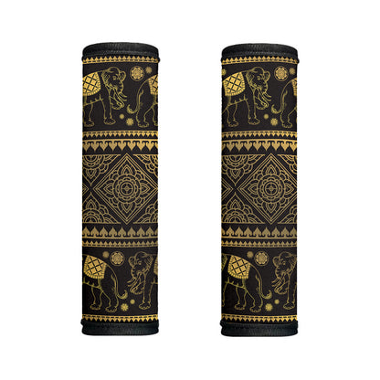 Ethnic Thai Elephant Pattern Print Handle Covers