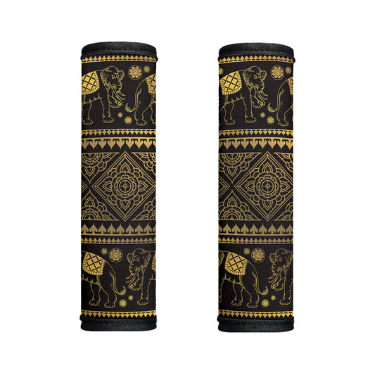 Ethnic Thai Elephant Pattern Print Handle Covers
