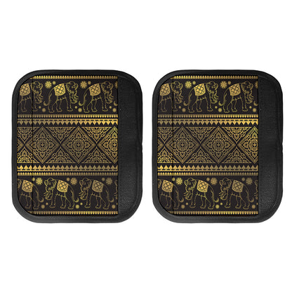 Ethnic Thai Elephant Pattern Print Handle Covers