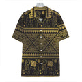 Ethnic Thai Elephant Pattern Print Hawaiian Shirt