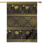 Ethnic Thai Elephant Pattern Print House Flag