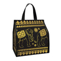 Ethnic Thai Elephant Pattern Print Insulated Lunch Tote