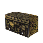 Ethnic Thai Elephant Pattern Print Leather Tissue Box Cover