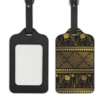 Ethnic Thai Elephant Pattern Print Luggage Tag