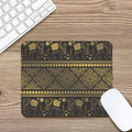 Ethnic Thai Elephant Pattern Print Mouse Pad
