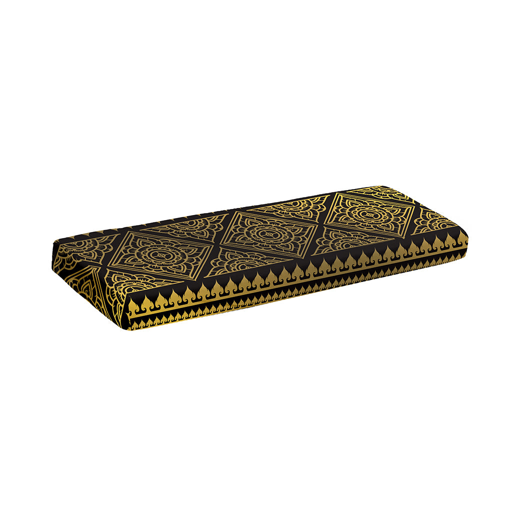 Ethnic Thai Elephant Pattern Print Piano Keyboard Cover