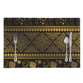 Ethnic Thai Elephant Pattern Print Placemat
