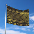 Ethnic Thai Elephant Pattern Print Polyester Flag