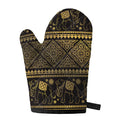 Ethnic Thai Elephant Pattern Print Single Oven Mitt