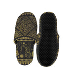 Ethnic Thai Elephant Pattern Print Slippers