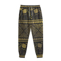 Ethnic Thai Elephant Pattern Print Sweatpants