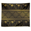 Ethnic Thai Elephant Pattern Print Tapestry
