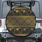 Ethnic Thai Elephant Pattern Print Tire Cover