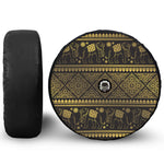 Ethnic Thai Elephant Pattern Print Tire Cover With Camera Hole