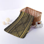 Ethnic Thai Elephant Pattern Print Towel
