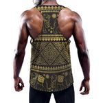 Ethnic Thai Elephant Pattern Print Training Tank Top