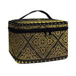 Ethnic Thai Elephant Pattern Print Travel Makeup Bag