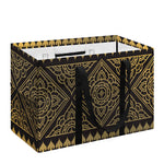 Ethnic Thai Elephant Pattern Print Utility Tote Bag