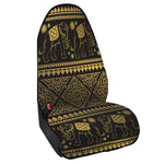 Ethnic Thai Elephant Pattern Print Waterproof Car Seat Cover