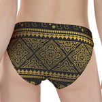 Ethnic Thai Elephant Pattern Print Women's Panties