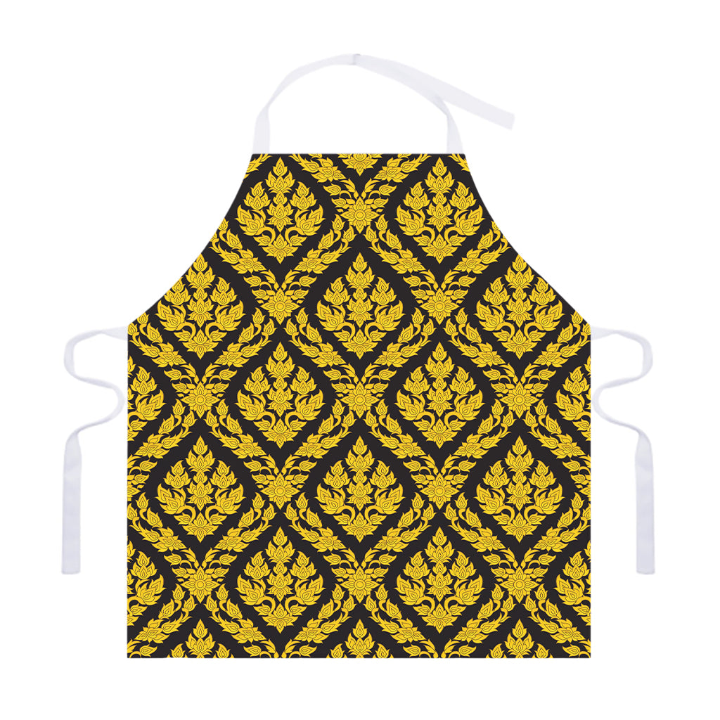 Ethnic Thai Pattern Print Adjustable Apron